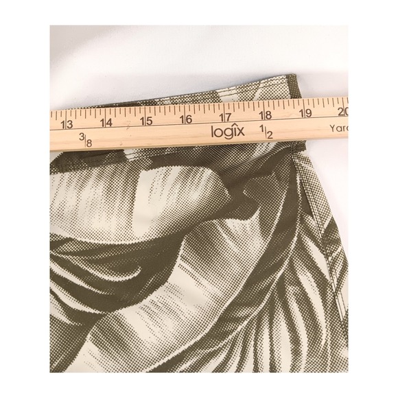 Hurley Phantom Board Shorts Tropical Leaf Print Khaki Tan Men's Size 36 - Picture 3 of 9